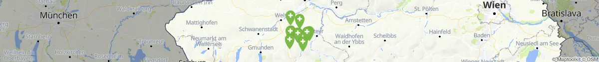 Map view for Pharmacies emergency services nearby Rohr im Kremstal (Steyr  (Land), Oberösterreich)